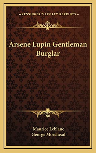 Arsene Lupin Gentleman Burglar
