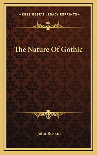 The Nature Of Gothic