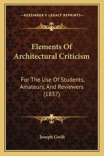 Elements Of Architectural Criticism
