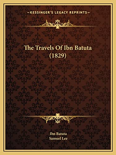 The Travels Of Ibn Batuta (1829)