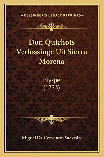Don Quichots Verlossinge Uit Sierra Morena