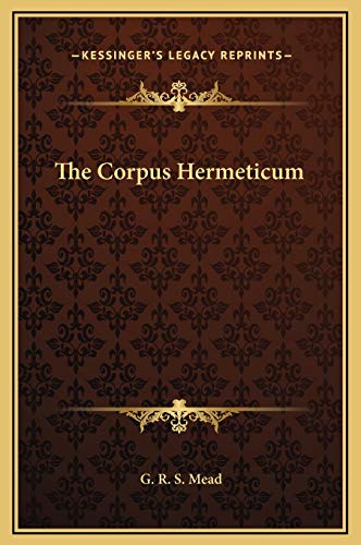 The Corpus Hermeticum