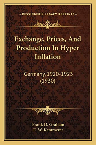 Exchange, Prices, And Production In Hyper Inflation