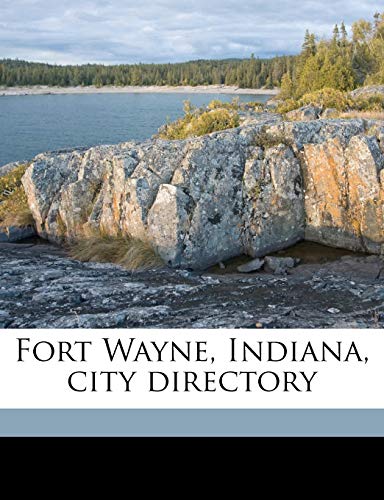 Fort Wayne, Indiana, City Director, Volume Yr.1868-1869