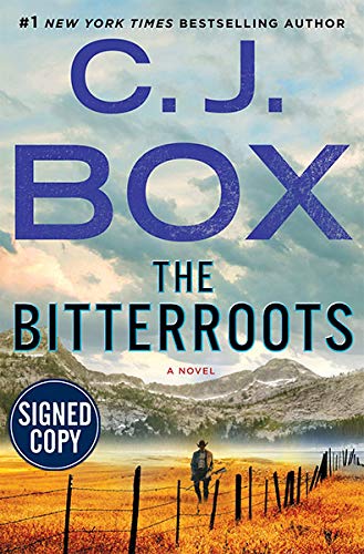 Autographed Signed Copy The Bitterroots by C J Box Hardcover