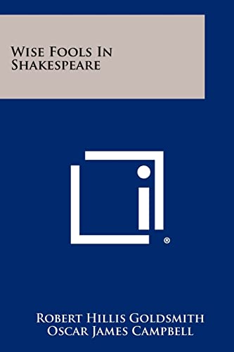 Wise Fools In Shakespeare