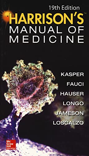 HARRISON'S PRINCIPLES INTERNAL MEDICINE MANUAL, 19/E
