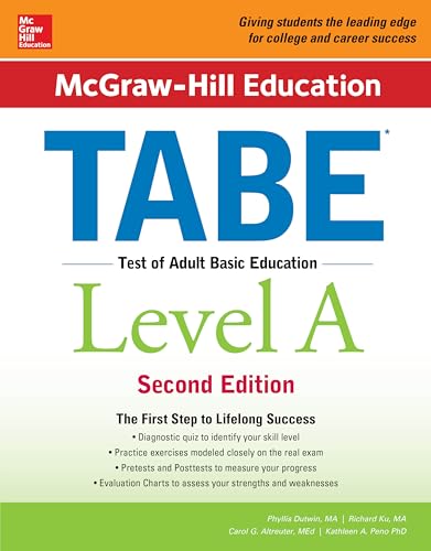McGraw-Hill Education TABE Level A, Second Edition