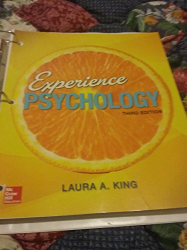 Experience Psychology, 3rd edition