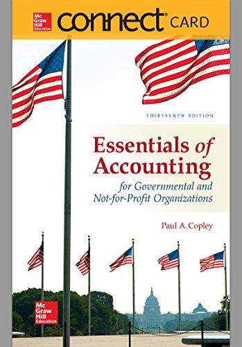 Connect Access Card for Essentials of Accounting for Govenmental and Not-For-Profit Organizations