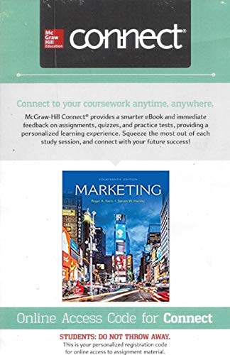 Connect 1-Semester Access Card for Marketing