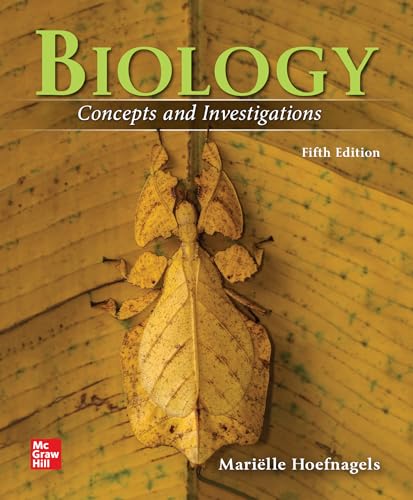 Loose Leaf for Biology: Concepts and Investigations