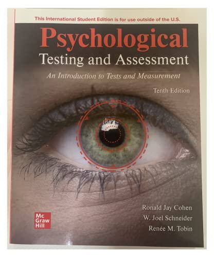 Psychological Testing and Assessment ISE