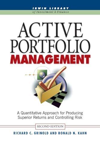 Active Portfolio Management (Pb)