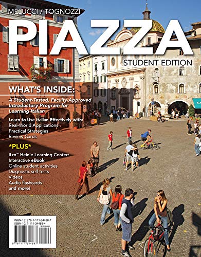 Piazza (with iLrn Heinle Learning Center, 4 terms (24 months) Printed Access Card)