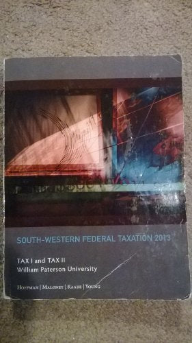 South-Western Federal Taxation 2013 (William Paterson University)