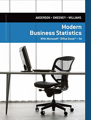 Modern Business Statistics with Microsoft Excel