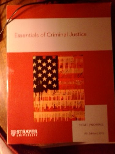 Essentials of Criminal Justice