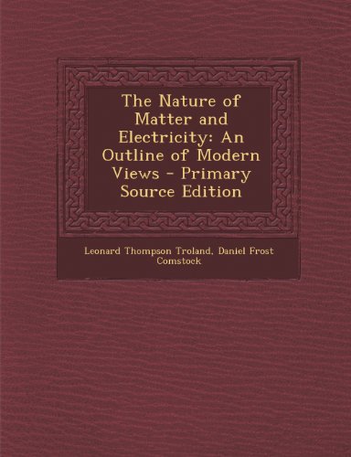 The Nature of Matter and Electricity