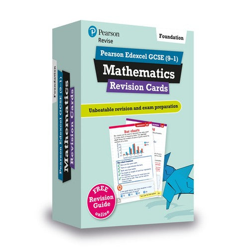 Pearson REVISE Edexcel GCSE Maths (Foundation) Revision Cards incl. online revision - for 2027, 2028 exams