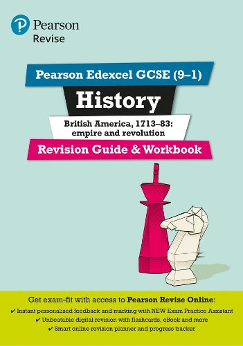 Pearson REVISE Edexcel GCSE History British America Revision Guide and Workbook incl. online revision - for 2026, 2027 exams