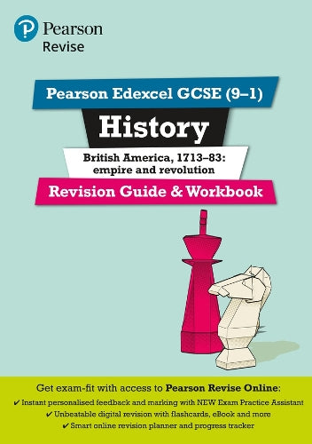 Pearson REVISE Edexcel GCSE History British America Revision Guide and Workbook incl. online revision - for 2026, 2027 exams