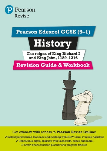 Pearson REVISE Edexcel GCSE History King Richard I and King John Revision Guide and Workbook incl. online revision - for 2025 exams