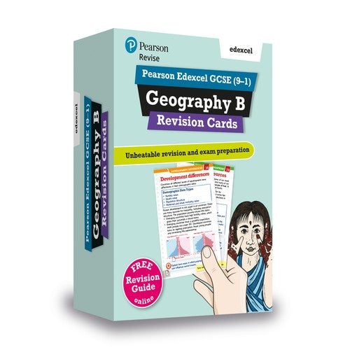 Pearson REVISE Edexcel GCSE Geography B: Revision Cards incl. online revision - for 2027, 2028 exams