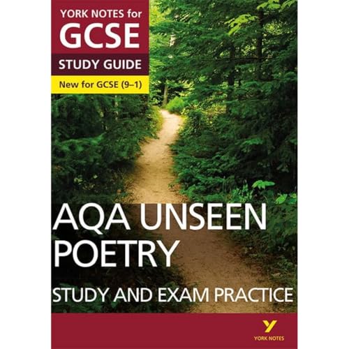AQA English Literature Unseen Poetry Study and Exam Practice York Notes GCSE - for 2026, 2027 exams