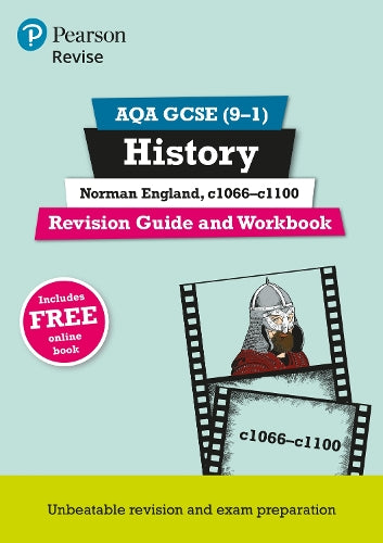 Pearson REVISE AQA GCSE History Norman England, c1066-c1100 Revision Guide and Workbook incl. online revision and quizzes - for 2026, 2027 exams