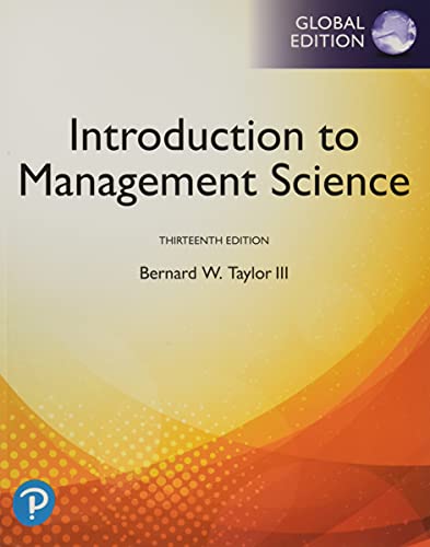 Introduction to Management Science, Global Edition