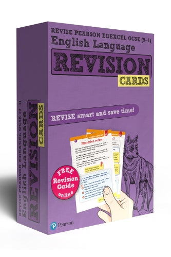 Pearson REVISE Edexcel GCSE English Language Revision Cards - for 2026, 2027 exams