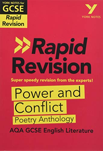 York Notes RAPID AQA GCSE (Revision Guide) Power and Conflict Poetry Anthology - for 2026, 2027 exams