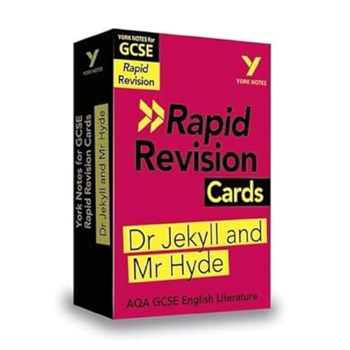 York Notes RAPID AQA GCSE (Revision Cards) The Strange Case of Dr Jekyll and Mr Hyde - for 2026, 2027 exams