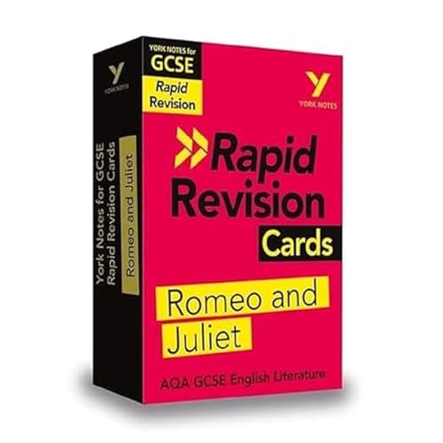 York Notes RAPID AQA GCSE (Revision Cards) Romeo and Juliet - for 2027, 2028 exams