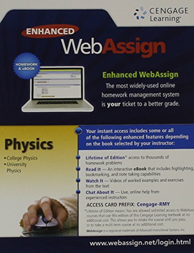Bundle: Physics for Scientists and Engineers with Modern, Revised Hybrid, 9th + WebAssign, Multi-Term Printed Access Card