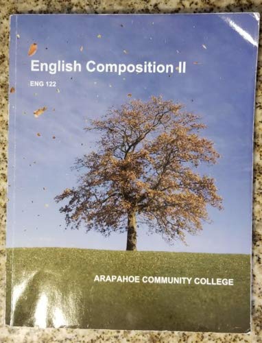 English Composition II ENG 122 Arapahoe Community