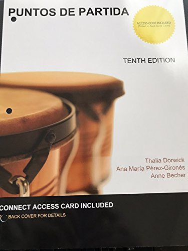 Puntos De Partida 10th Edition Loose leaf NO CONNECT ACCESS CARD