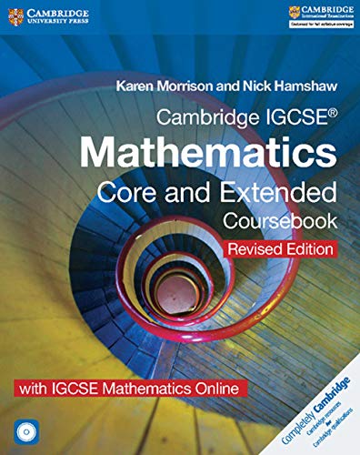 Cambridge IGCSE Mathematics Core and Extended Coursebook with CD-ROM and IGCSE Mathematics Online Revised Edition