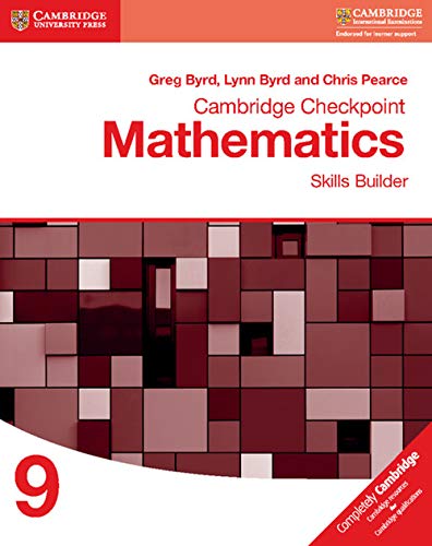 Cambridge Checkpoint Mathematics Skills Builder Workbook 9