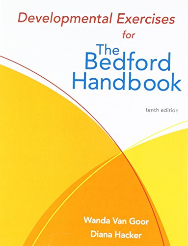 Developmental Exercises for the Bedford Handbook