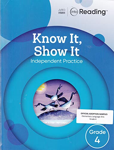 Know It Show It Vrs1 Grade 4 (Into Reading)