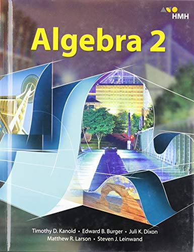 Student Edition Hardcover Algebra 2 2018