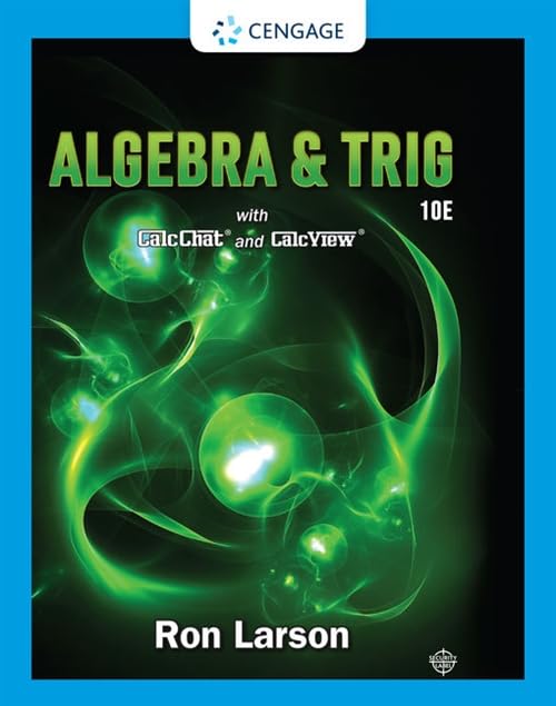 Algebra & Trigonometry