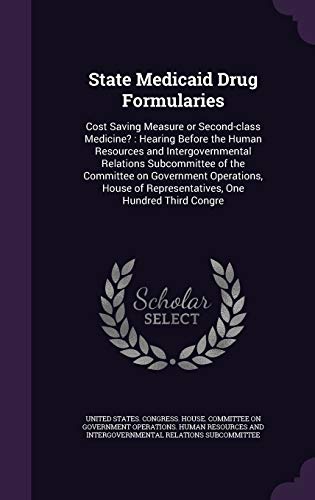 State Medicaid Drug Formularies