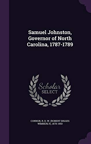 Samuel Johnston, Governor of North Carolina, 1787-1789