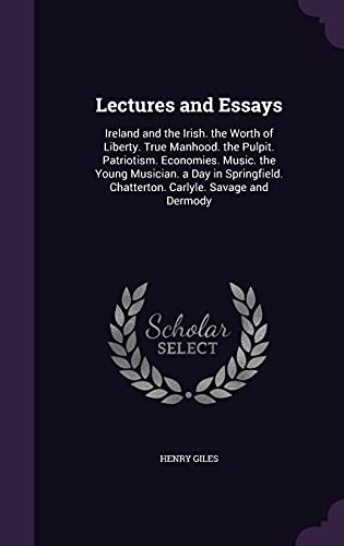 Lectures and Essays