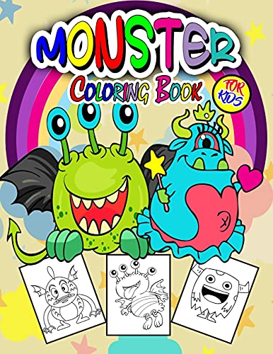Monster Coloring Book For Kids