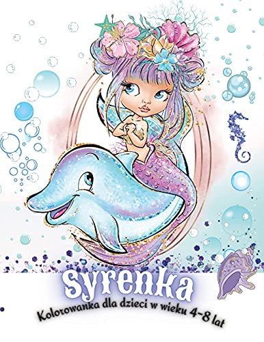 Syrenka Kolorowanka dla dzieci w wieku 4-8 lat