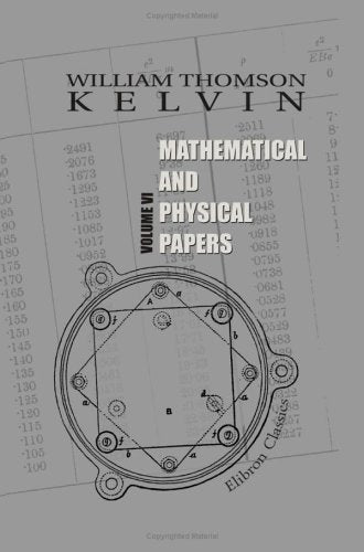 Mathematical and Physical Papers: Volume 6